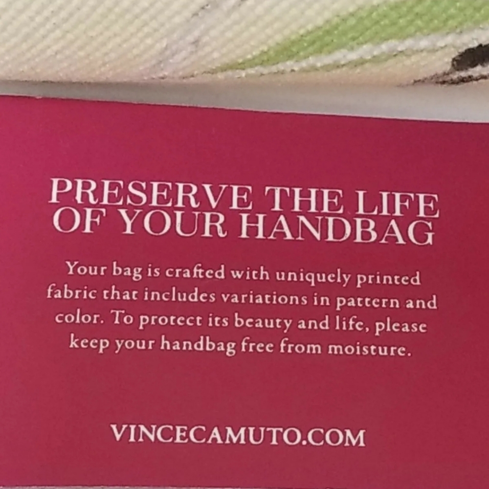 NWT Vince Camuto Amia La Frutta🍋🍏 Print Canvas Shoulder Bag Tote - Picture 11 of 13